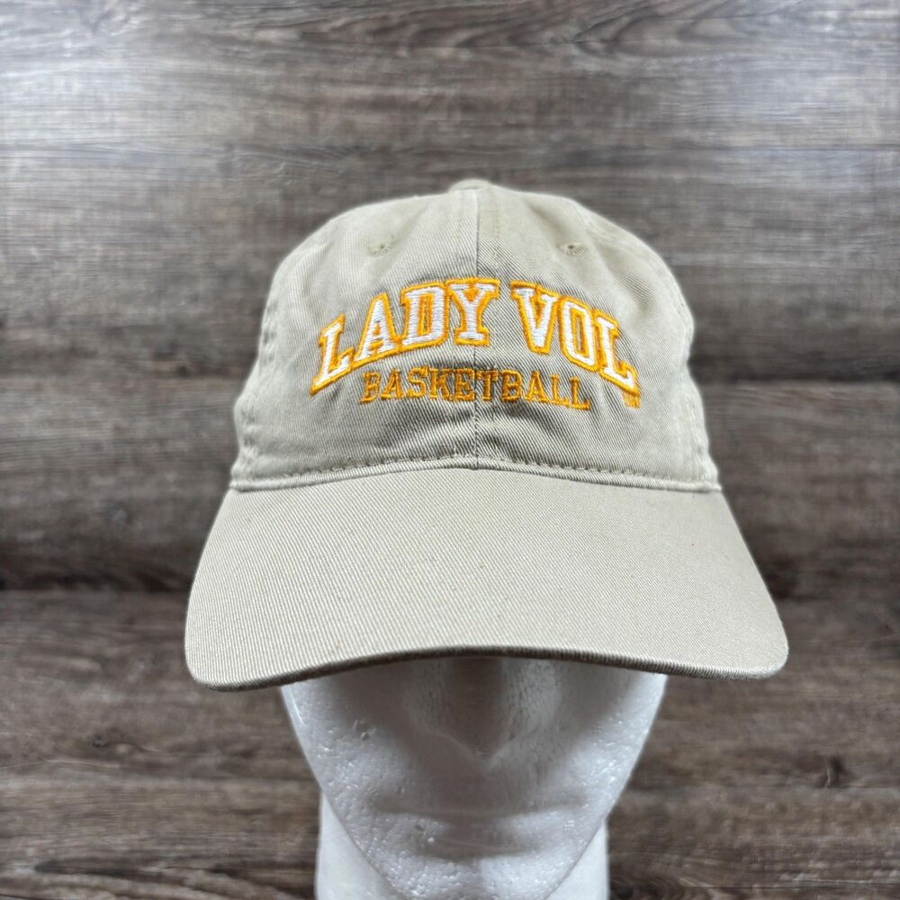 Tennessee Lady Volunteers Hat Cap Strap Back Youth Khaki NCAA Basketball Kids